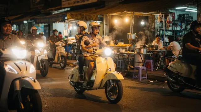 Evening Vespa Tour in Ho Chi Minh City